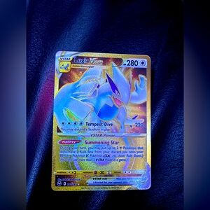 Gold Lugia VSTAR Pokémon Card
